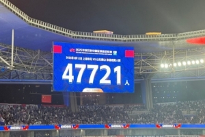 近5萬人觀戰！申花vs泰山現場觀眾人數為47721人