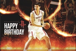 火箭官方祝姚明生日快樂！亞當斯：我剛才還以為我們簽下他了