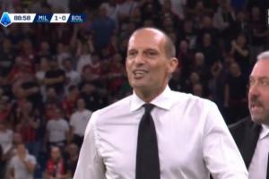 兩連犯規不給點球阿萊格里暴怒幾乎氣笑，被裁判直紅罰下