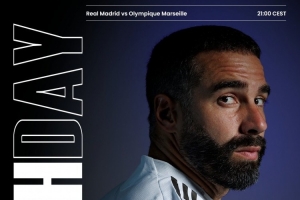 皇馬官方曬歐冠戰馬賽海報，卡瓦哈爾單人出鏡