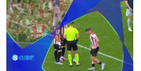 早早染黃，賴斯鏟倒豪雷吉薩爾，第7分鐘吃到黃牌