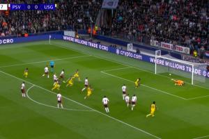 本賽季歐冠首球誕生！新軍圣吉羅斯通過點球破門，1-0埃因霍溫！