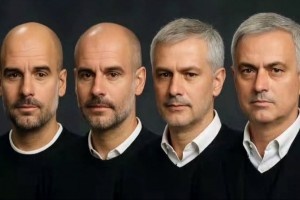 今日趣圖：中鋒踢后衛、禁區擺大巴，瓜帥最終成了穆帥的樣子~