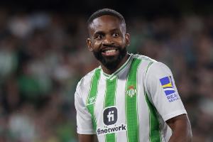 打進9球，巴坎布成貝蒂斯在主流歐戰賽事中的頭號射手