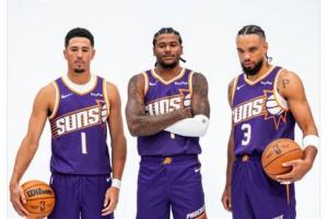 美媒曬布克+格林+狄龍定妝照：誰能阻擋太陽的新三巨頭？