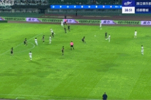 2分鐘2球！周定洋破門，萊切特助攻雙響，蓉城3-0領先浙江