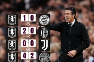 ?魔鬼主場！維拉近7個歐戰主場不敗，贏拜仁、巴黎，平尤文