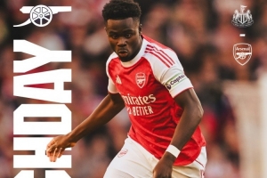 阿森納和紐卡發布海報：薩卡、博特曼、伊蘭加、沃爾特馬德出鏡