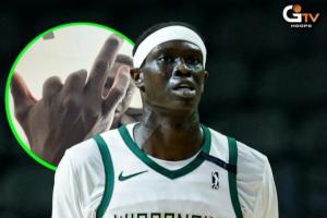 8個(gè)指頭也能打籃球！Yor Anei用8根手指打到了G聯(lián)盟！不可思議！