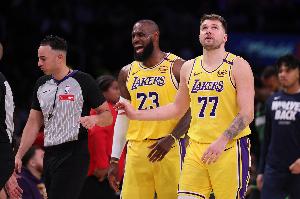 媒體人：湖人現在優先考慮東契奇態度而非老詹 詹姆斯現在沒籌碼
