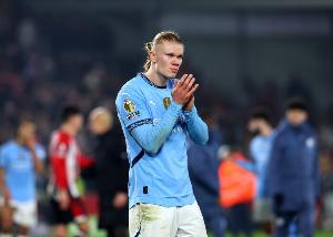 哈蘭德英超前7場進9球，比他多的只有22/23、24/25賽季的自己