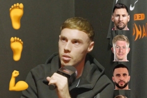 帕爾默組建終極球員：左腳梅西、右腳德布勞內、技巧內馬爾