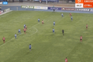 黑旋風！姆本扎停球擺脫防守抽射破門，26輪25球領跑中甲射手榜！