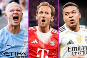 三位神鋒數據對比：哈蘭德12場21球 凱恩12場19球 姆巴佩13場17球