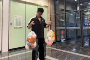 高手！王嵐嵚社媒曬出兩大袋娃娃：需要滴滴代抓嘛～