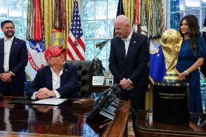 特朗普考慮禁止一些美國城市舉辦世界杯，FIFA：安全是最重要的