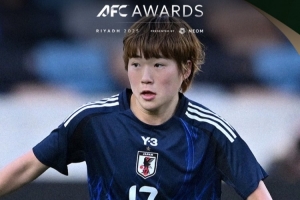 官方：濱野舞香當選亞足聯年度亞洲最佳國際女足球員
