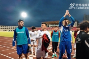 安以恩進球姆本扎梅開二度，遼寧鐵人客場3-0完勝上海嘉定匯龍