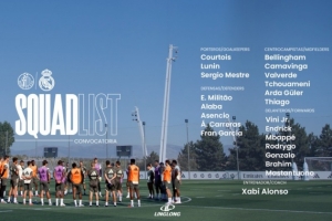 皇馬客戰赫塔費名單：姆巴佩、維尼修斯、貝林在列，赫伊森缺席