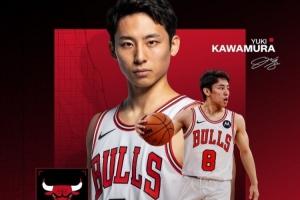 公牛官方：球隊裁掉了雙向合同后衛河村勇輝