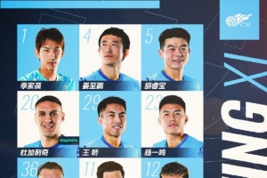 深圳新鵬城主戰北京國安首發陣容出爐！
