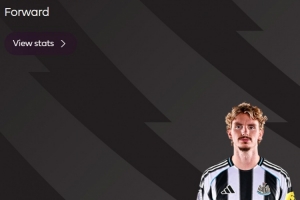 連續(xù)4場破門，英超官方：沃爾特馬德當(dāng)選紐卡1-2布萊頓全場最佳