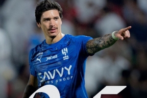 大腿級(jí)表現(xiàn)！努涅斯本輪聯(lián)賽梅開二度，加盟新月以來5場(chǎng)4球2助