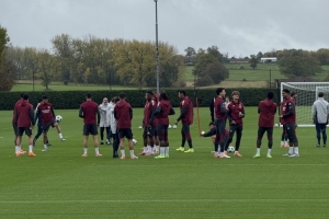 記者：阿森納今日僅厄德高、熱蘇斯等四名長期傷員缺席訓練