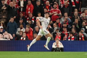 馬奎爾進球是曼聯在安菲爾德第二晚的絕殺球，僅次于奧謝的91分鐘