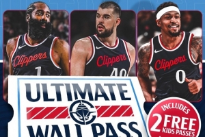 快船新賽季主場球迷墻區域季票僅售495美元 平均票價12美元一場