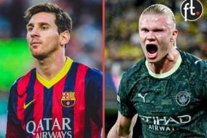 追趕傳奇哈蘭德26歲前在51場歐冠斬獲53球，僅次于59球的梅西