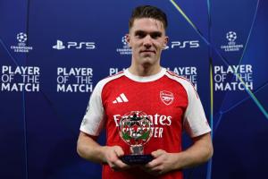 官方：約克雷斯當選阿森納4-0馬競全場最佳球員