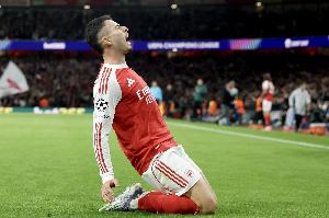 馬丁內利：我的目標是幫助槍手取得勝利，同時也為國家隊做出貢獻