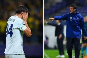 場邊記者：在皮奧錯(cuò)失空門后，齊沃朝他喊“沒關(guān)系，不要擔(dān)心”