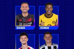 歐冠今日最佳進(jìn)球候選：加西亞、恩梅查、丹尼斯-曼、巴恩斯在列