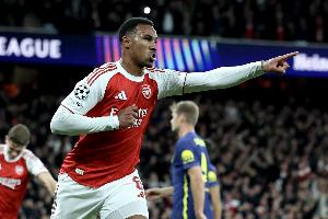 加布里埃爾自20/21賽季各項賽事打進22球，五大聯賽中衛球員最多