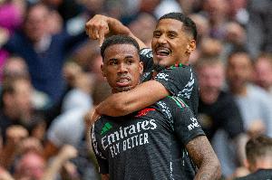 堅不可摧，阿森納近3場比賽共計只讓對手有1次射正