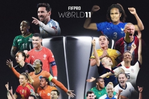 FIFPRO年度最佳陣10月27日公布候選名單，11月3日公布最終結果