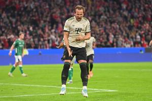 凱恩加盟拜仁前三個賽季已在歐冠打進(jìn)24球，超越萊萬同期數(shù)據(jù)