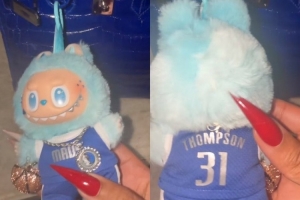 變著法子秀恩愛！克萊女友曬出穿著克萊球衣的拉布布