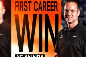 新官上任！太陽官推祝賀菜鳥教練喬丹-奧特執教生涯首秀首勝