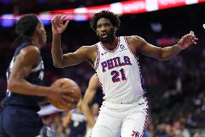 納斯：恩比德夏天訓練極其刻苦 他能達到現在狀態非常好