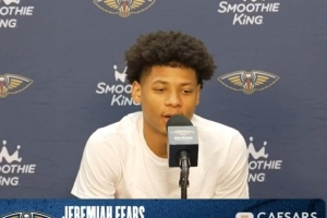 7號秀費爾斯：我對自己要求嚴格今天表現還可以 我還得繼續練