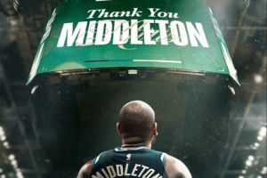 球隊功勛！雄鹿揭幕戰對陣奇才 暫停時致敬舊將米德爾頓