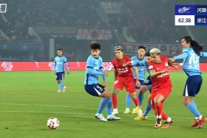 單場烏龍+送點！李提香拉倒卡多索送點，卡多索點射河南2-1浙江