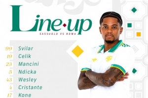 羅馬客戰薩索洛首發：迪巴拉領銜，利昂-貝利、齊米卡斯在列
