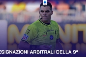 意甲第9輪裁判：多維里執法亞特蘭大vs米蘭 索扎執法國米佛羅倫薩