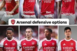 還有誰？阿森納后防八大金剛