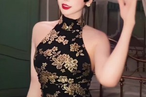 這大體格子！美女主播小太陽一身旗袍穿搭跳手勢舞~