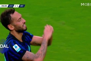 國米1-1扳平尤！文奧古斯托回做，恰20迎球左腳迎球怒射破門